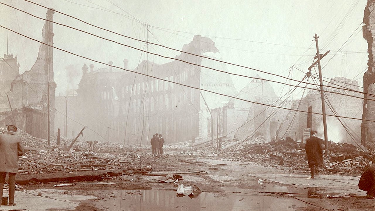Ruins of the Great Fire of Toronto of 1904