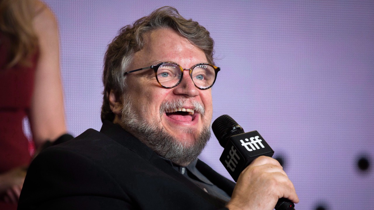 Guillermo del Toro speaks during a press conference at the Toronto International Film Festival in September 2017