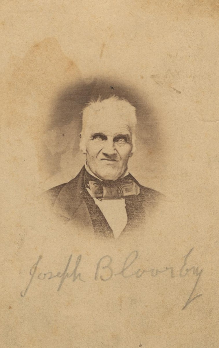 A portrait of Joseph Bloore