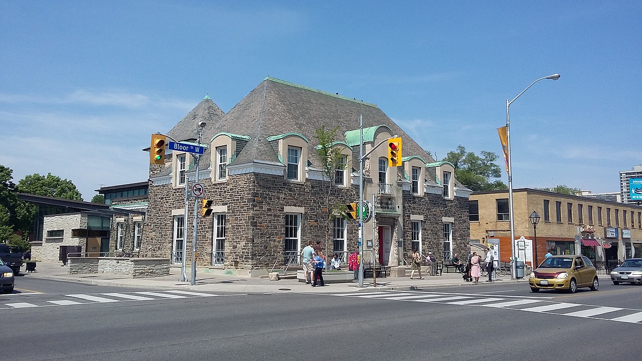 An image of the Runnymede branch of the Toronto Public Library in Toronto