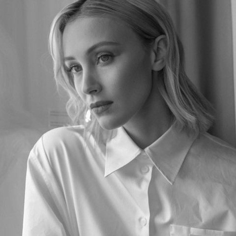 A promotional still photo of actress Sarah Gadon