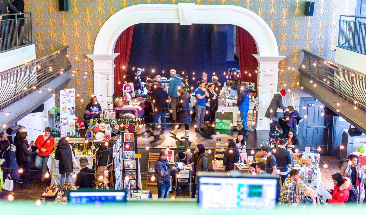 An image of Toronto Art Crawl’s Christmas market